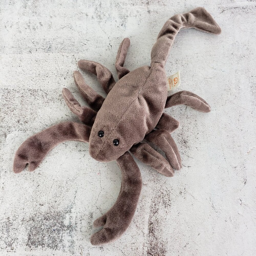 Retired Ty Vintage Beanie Baby STINGER the SCORPION 1998 Plush Toy